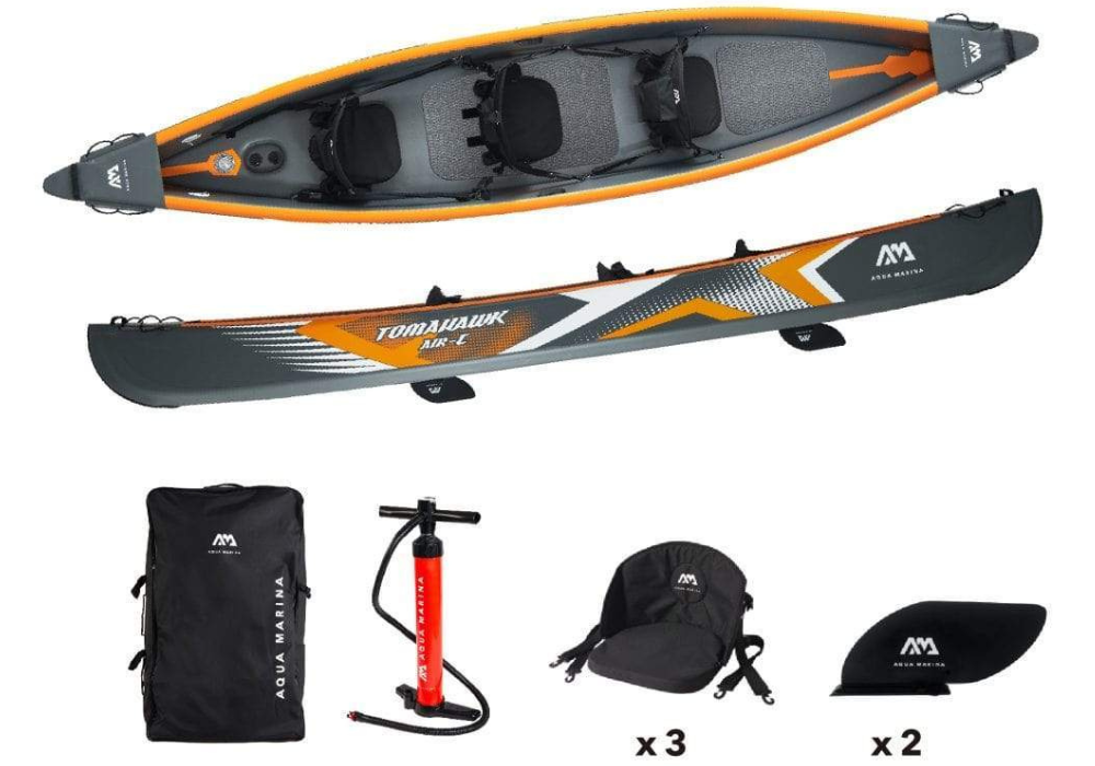 Aqua Marina 15'8" Tomahawk AIR C 3-Person Kayak