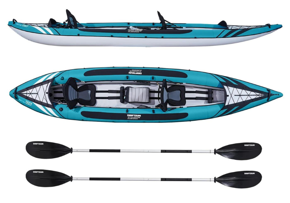 Driftsun Almanor Inflatable Kayak – 2 Plus 1 Child