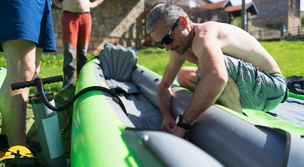 repairing inflatable kayak