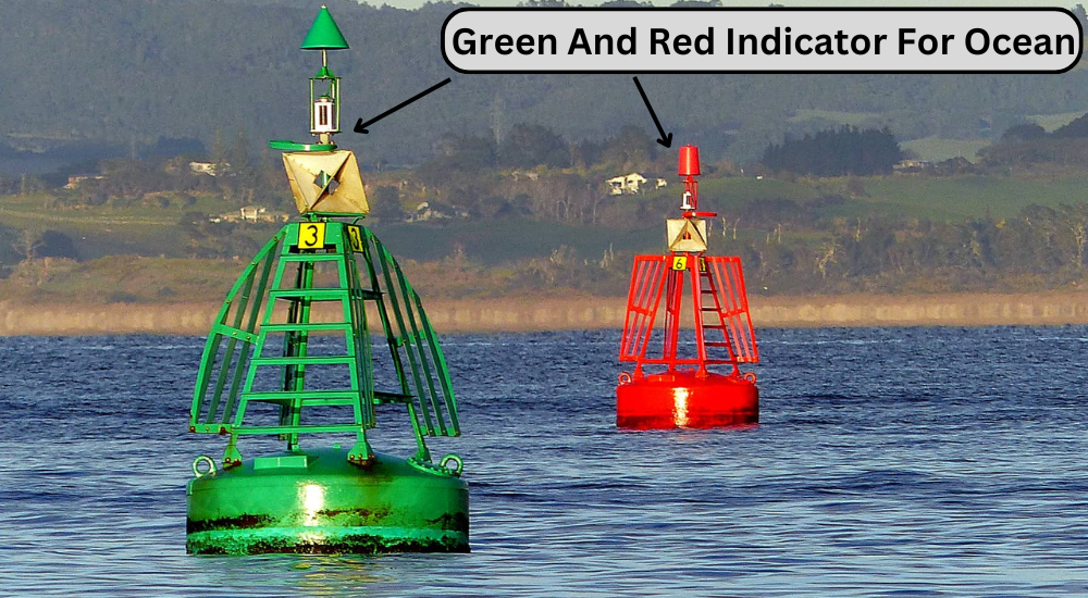 Red And Green indicator for ocean 