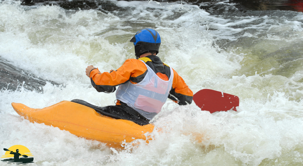 Kayaking in extreme water