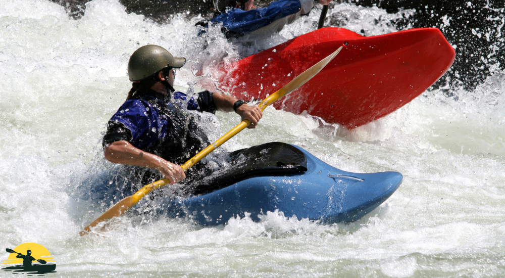 Kayaking in extreme water