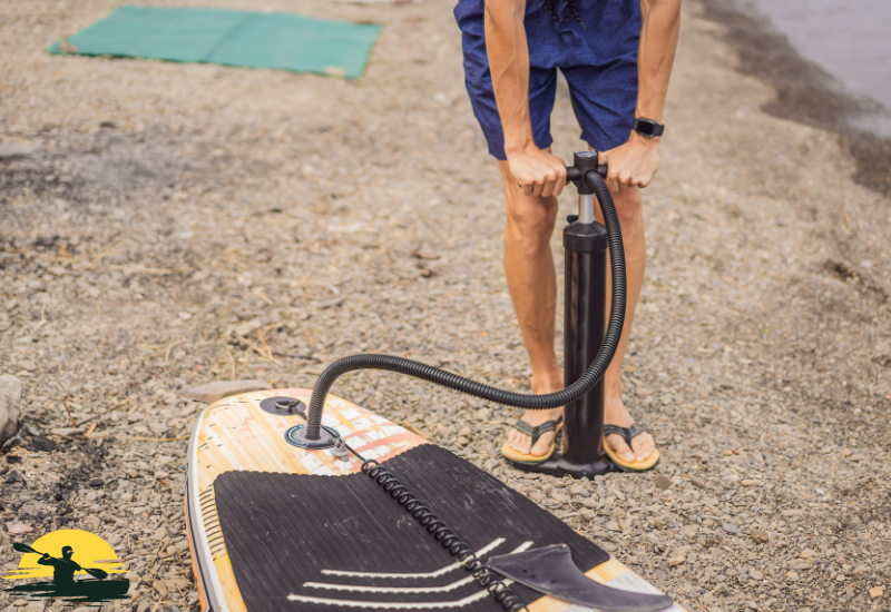 Deflating a Paddle Board