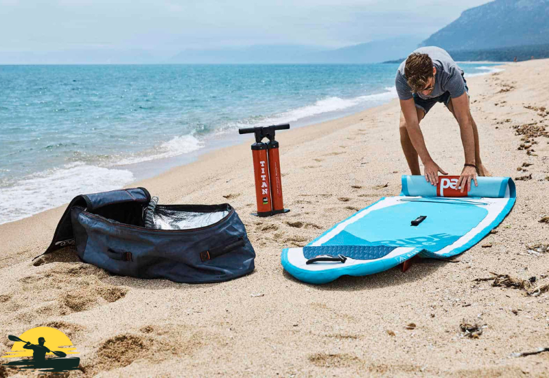 Deflating a Paddle Board